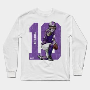 Adam Thielen Minnesota Sketch Long Sleeve T-Shirt